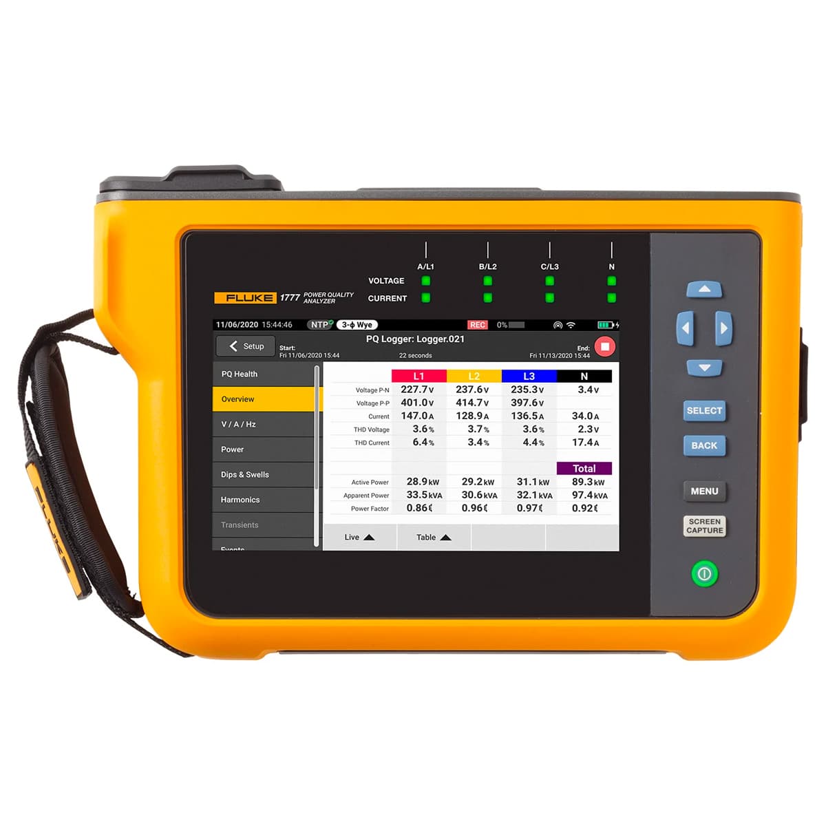 imagen principal de producto FLUKE-1775,POWER QUALITY ANALYZER FLUKE-1775