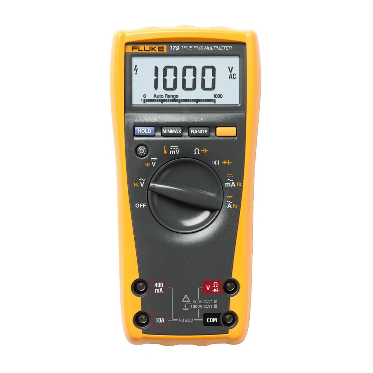 imagen principal de producto Multimetro dgtal TRMS c/Backlight.Mide cap.frec.temp. FLUKE-179 ESFP