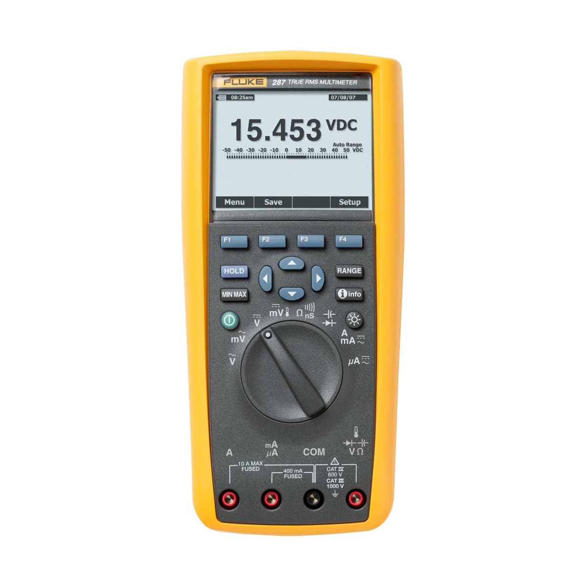 imagen principal de producto Multimetro dgtal TRMS. Display 1/4 VGA cData Logging. FLUKE-287