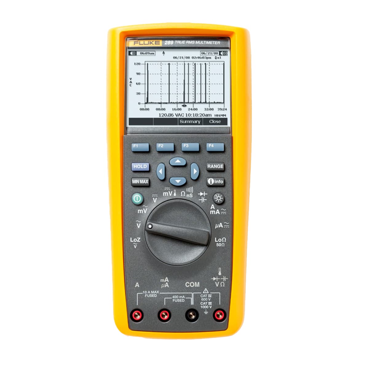 imagen principal de producto Multimetro dgtal TRMS. Display 1/4 VGA con Data Logging FLUKE-289