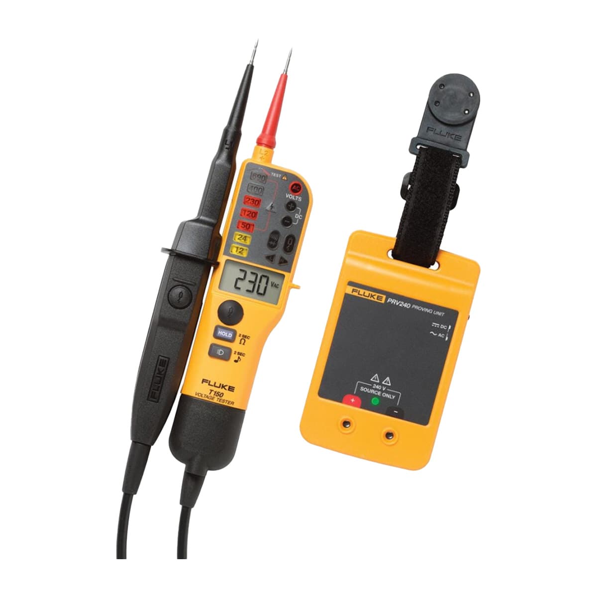 imagen principal de producto Comprobador eléctrico con LCD para detectar tensión entre 12 y 690V FLUKE-T150