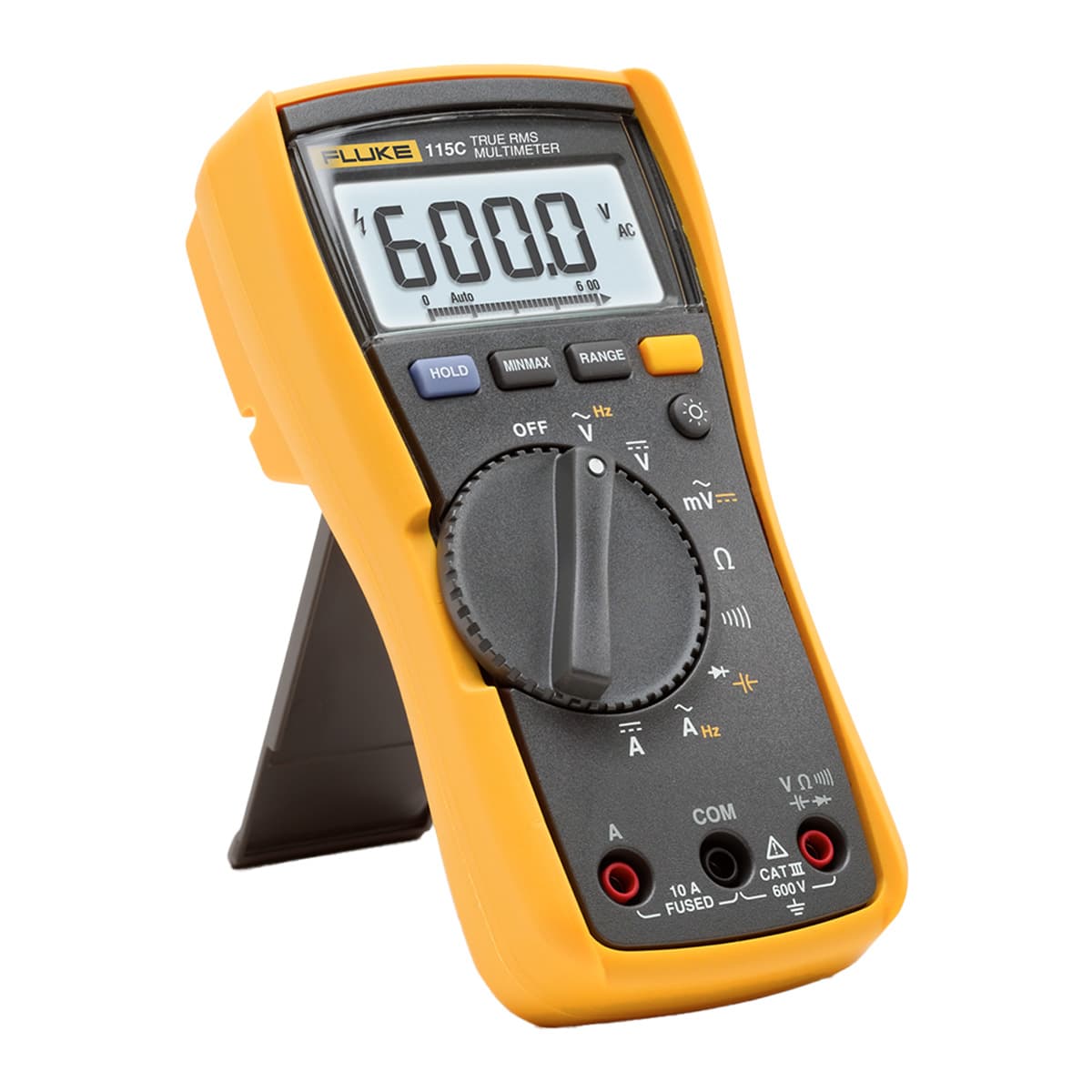 imagen principal de producto Multímetro digital básico TRMS para soluciones eléctricas y electrónicas. FLUKE-115/EM ESP