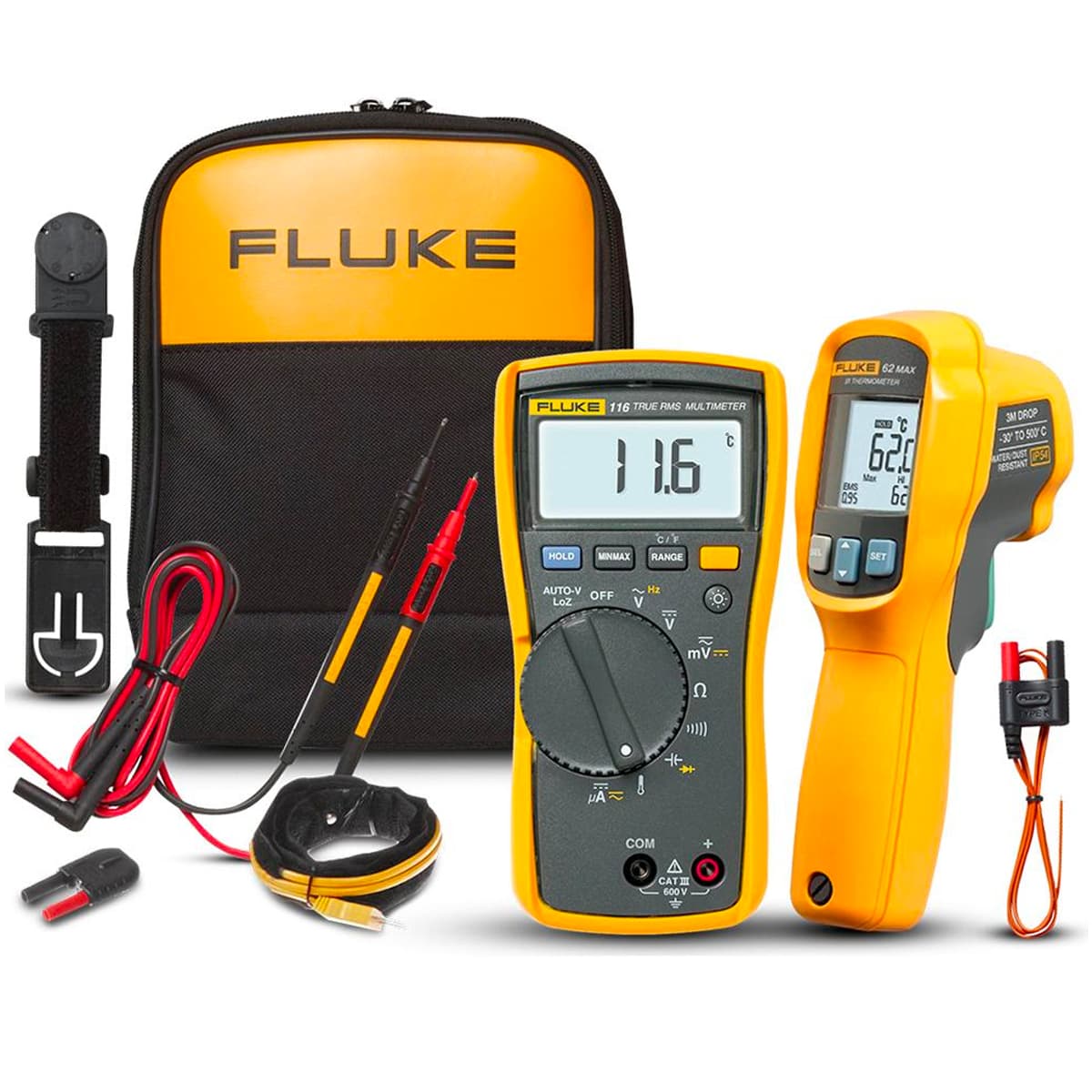 imagen principal de producto Kit para electricistas. Incluye FLUKE-117 y FLUKE-62 MAX+ FLUKE-116/62 MAX+